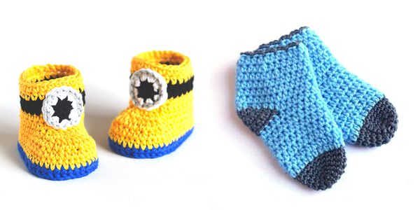 baby socks crochet